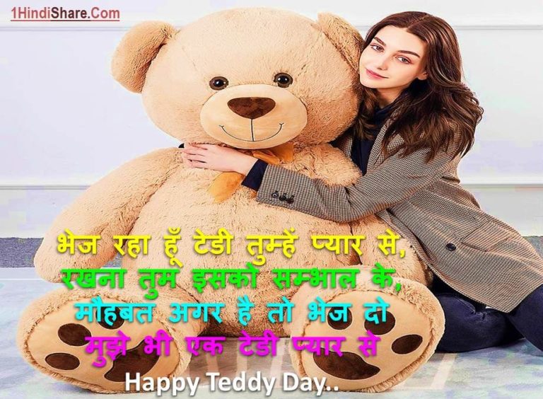 Teddy Bear Day Wishes in Hindi